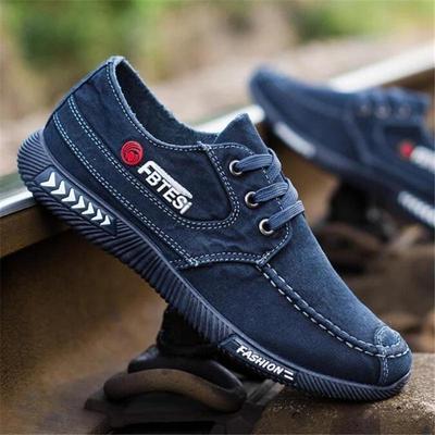Beställ en storlek upp, vår och höst Canvasskor Halkfria Fritidsskor Herr Sneakers Andas Herrskor