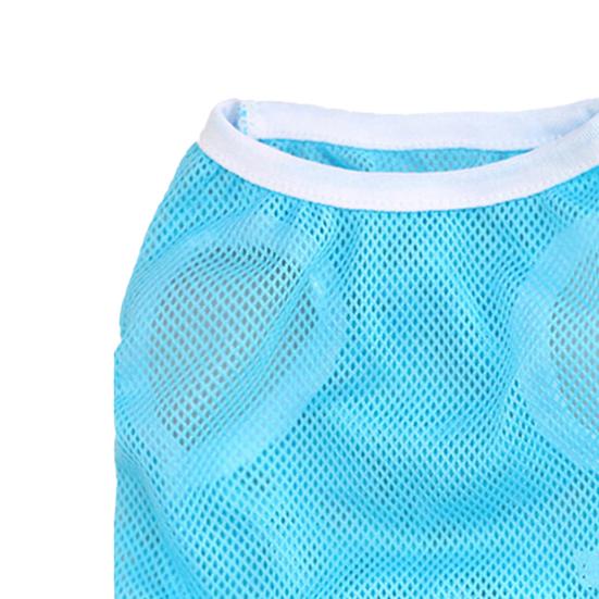 Haustierweste, atmungsaktives Mesh-Hundeweste, einfarbig, bequemes Katzen-Shirt, weiche Haustier-Sommerkleidung, Heimtierbedarf