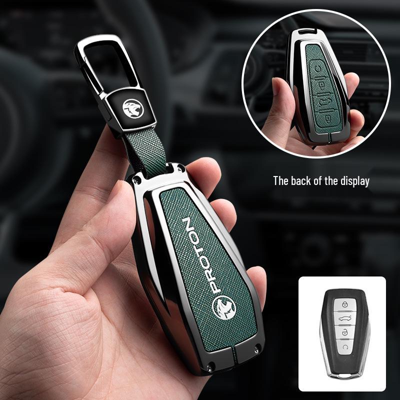 Proton X70 Key Cover: Customizable Car Key Case with Proton Logo.