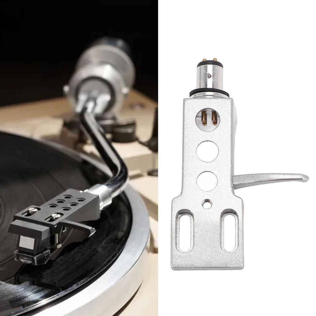 Phono Head  with Wires Aluminum Alloy   Turntable Head   for Replacement