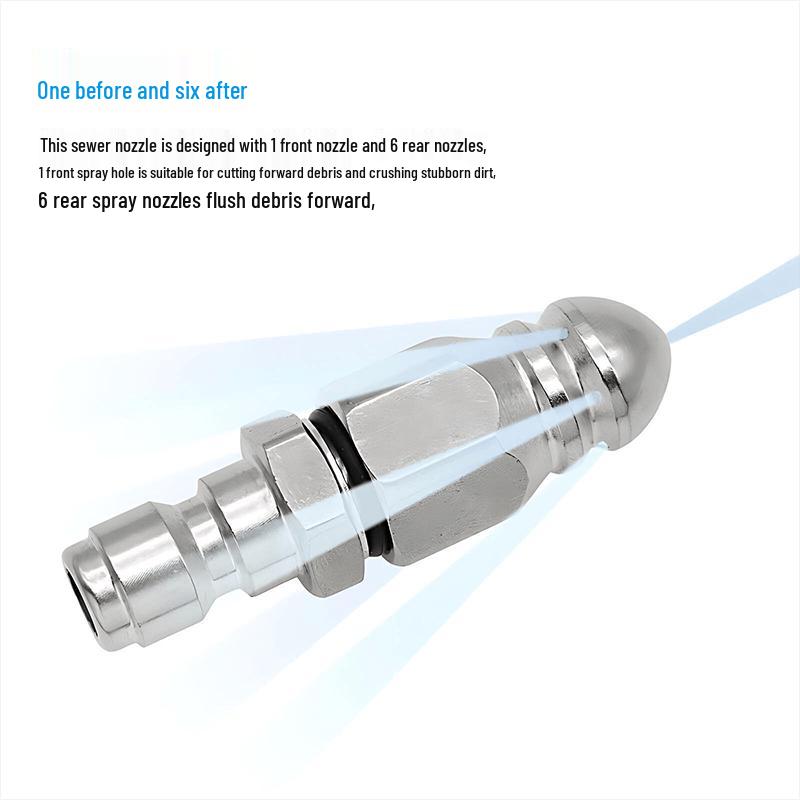 SHXI High-Pressure Water Rat Sewer Nozzle