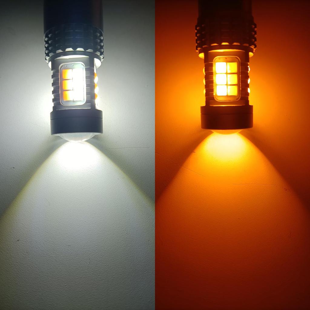 Fenikso S25 LED Double Turn Signal Position Lamp, Amber, White, 2 Color Switching, 30