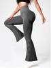 Pantaloni da Yoga a Vita Alta a Gamba Larga Sollevamento Glutei - Stile Europeo e Americano