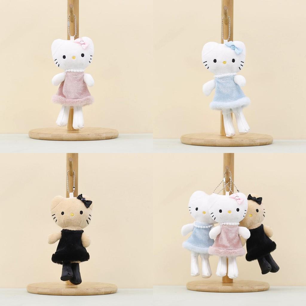 Plush Cat Keychain With Pp Cotton Filling For Cute Bag Decoration And Gift