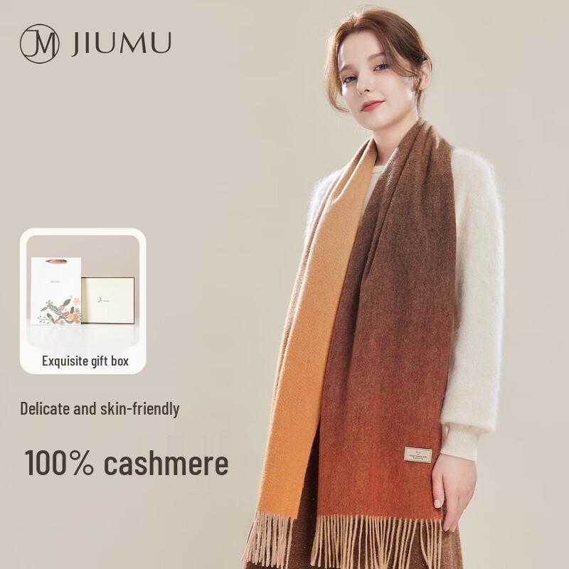 JIUMU Women s 100% Cashmere Scarf & Shawl