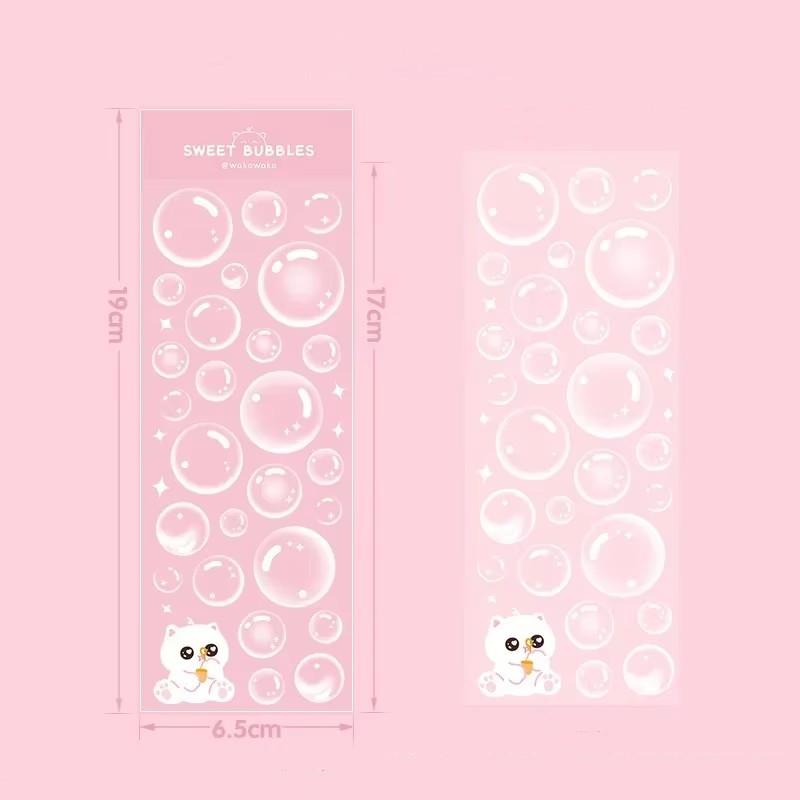 Bubble Dreamland Element Sticker Stars Decal Stickers Scrapbooking Stationery Hearts Stickers