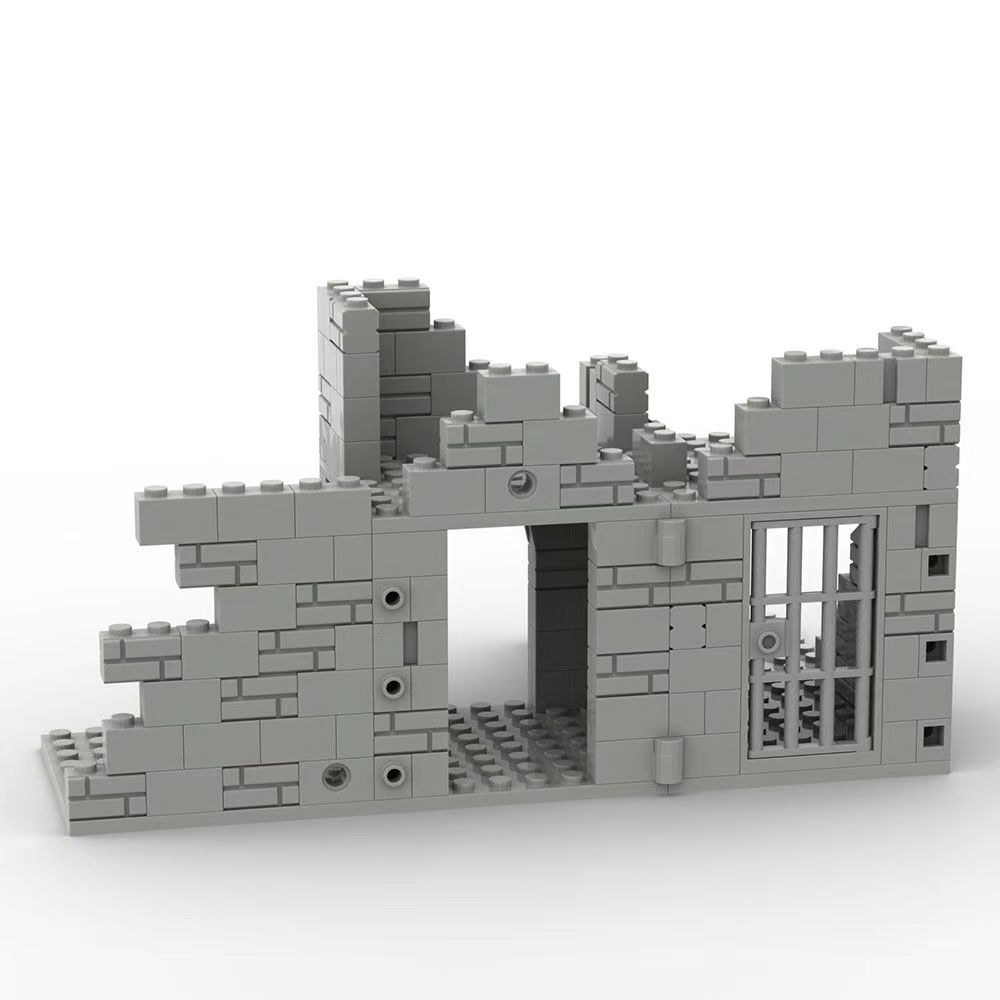 High-Quality Ww2 High-Quality Ruins High-Quality Constructions High-Quality Building High-Quality Blocks Army Style High-Quality Battlefield
