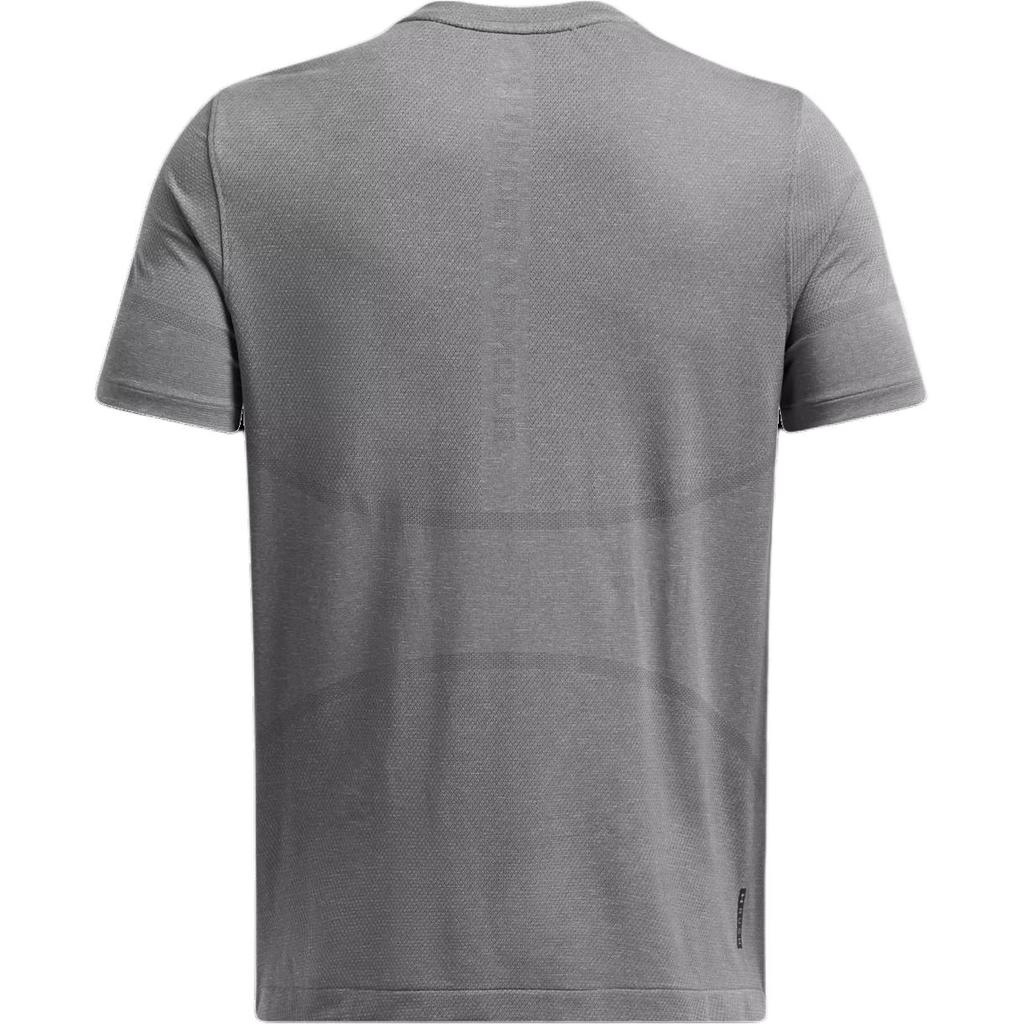 Under Armour Ua Vanish Elite Seamless Comfortable Round Neck Quick-Dry Casual Short Sleeve T-Shirt Men Tops Rhino-Gray 1376781-025