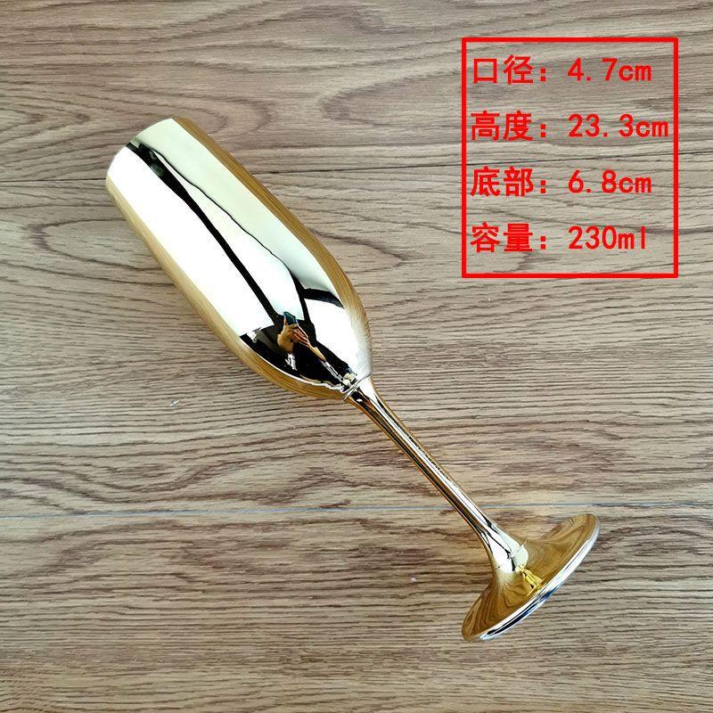 Gold Plated Wine Glass,High Footed Glass,Crystal ,Champagne,Brandy,High Aesthetic Decoration,High-end Red Wine Glasses Drinkware