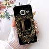 Clear For Samsung J1 mini Case Cover Luxury Crown A-Z Letter 2D Painted Soft Casing For Samsung Galaxy J1 mini SM-J105B SM-J105H
