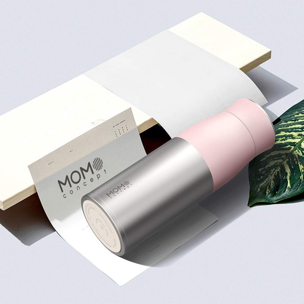 MOMO CONCEPT Lupin Tumbler, Vacuum Insulated, Lightweight, 400ml, Pink, 01002-29007