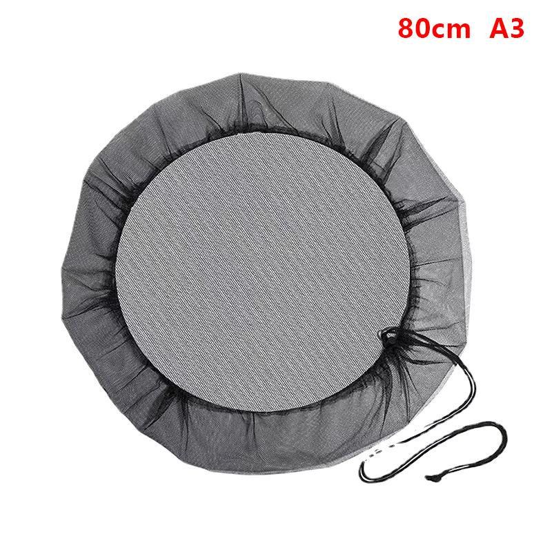 1 ks Síťovaný kryt na dešťové sudy - Síťovina proti komárům pro sběrné nádoby/nádrže na vodu