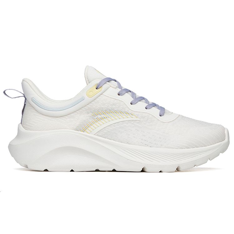 Anta Training Series Shock Absorbing Durable Breathable Low Top Training Shoes Women Sneakers White Purple 922227705-3