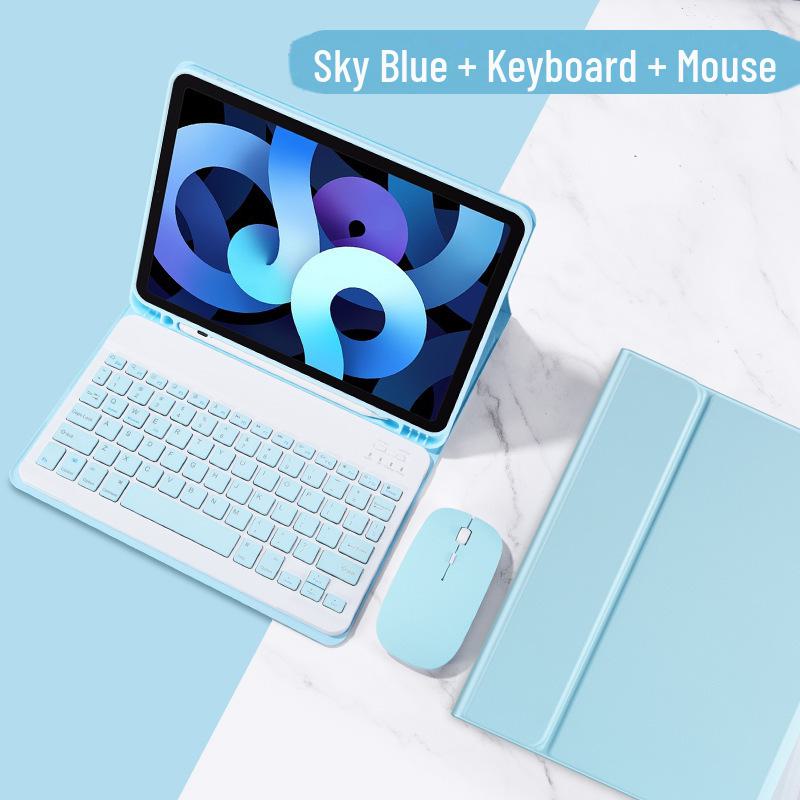 iPad 10.2/Pro 11 Keyboard Case, Air 4 Silicone & Leather Cases. Suitable for 9.7 inch Air and Air 4.