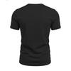 Men’s Cotton Short Sleeve V Neck T Shirt Casual Basic Solid Crew Neck Streetwear Spring Summer Comfortable Fit