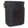 Tactical Pouch Outdoor Camping Accessory Bag, Oxford Cloth, MOLLE Compatible, with Drawstring Closure, Carabiner Clip for Outdoor Camping