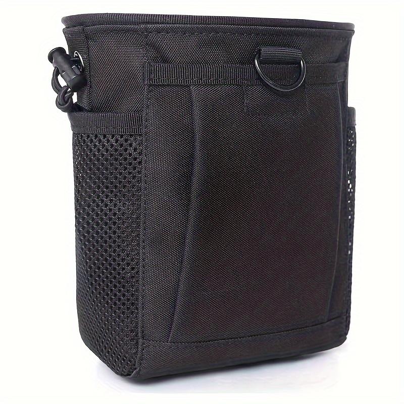 

Тактичний підсумок Сумка для аксесуарів для кемпінгу на відкритому повітрі, Тканина Оксфорд, Сумісний з MOLLE, З затяжкою, Карабін для кемпінгу на відкритому повітрі чорний