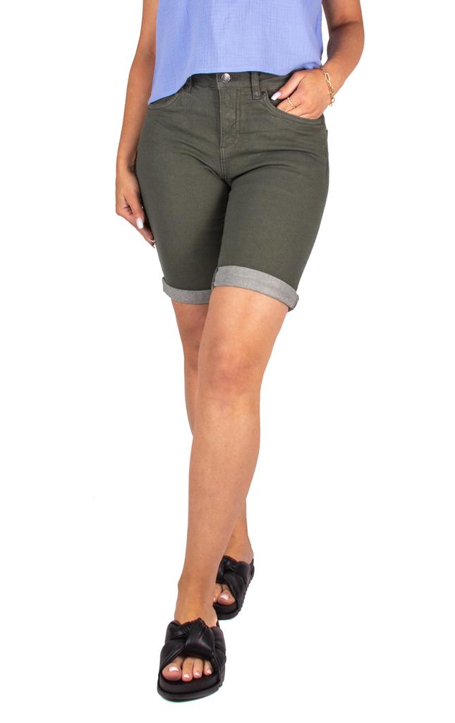 Krótkie Spodenki Jeansowe Szorty Damskie Elastyczne Bermudy Modne 46 3Xl