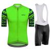 Outdoor Cycling Suit Men's Cycling Clothing Summer Bicycles Jersey Sets Mountain Bike Bib Shorts Motocross Triathlon Maillot Shirts Ciclismo