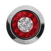 16 Led Car Round Amber Red Taillights Rear Stop Brake Running Reverse Lamp