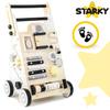 Wooden Pusher Ride-On Toy For Children, Children's Walker, Manipulation Board