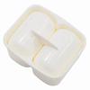 Torune Embossed Rice Ball Shaped 1 Piece Paper, White,