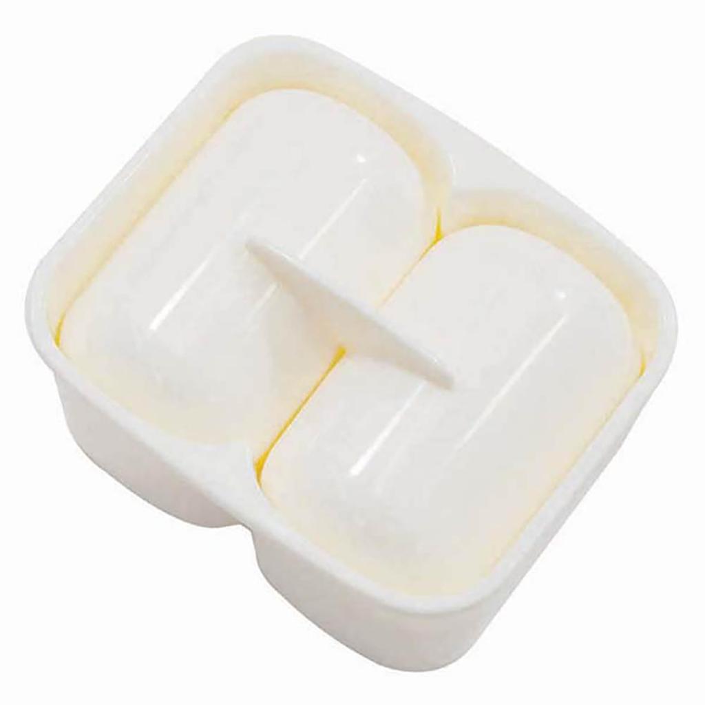 Torune Embossed Rice Ball Shaped 1 Piece Paper, White,