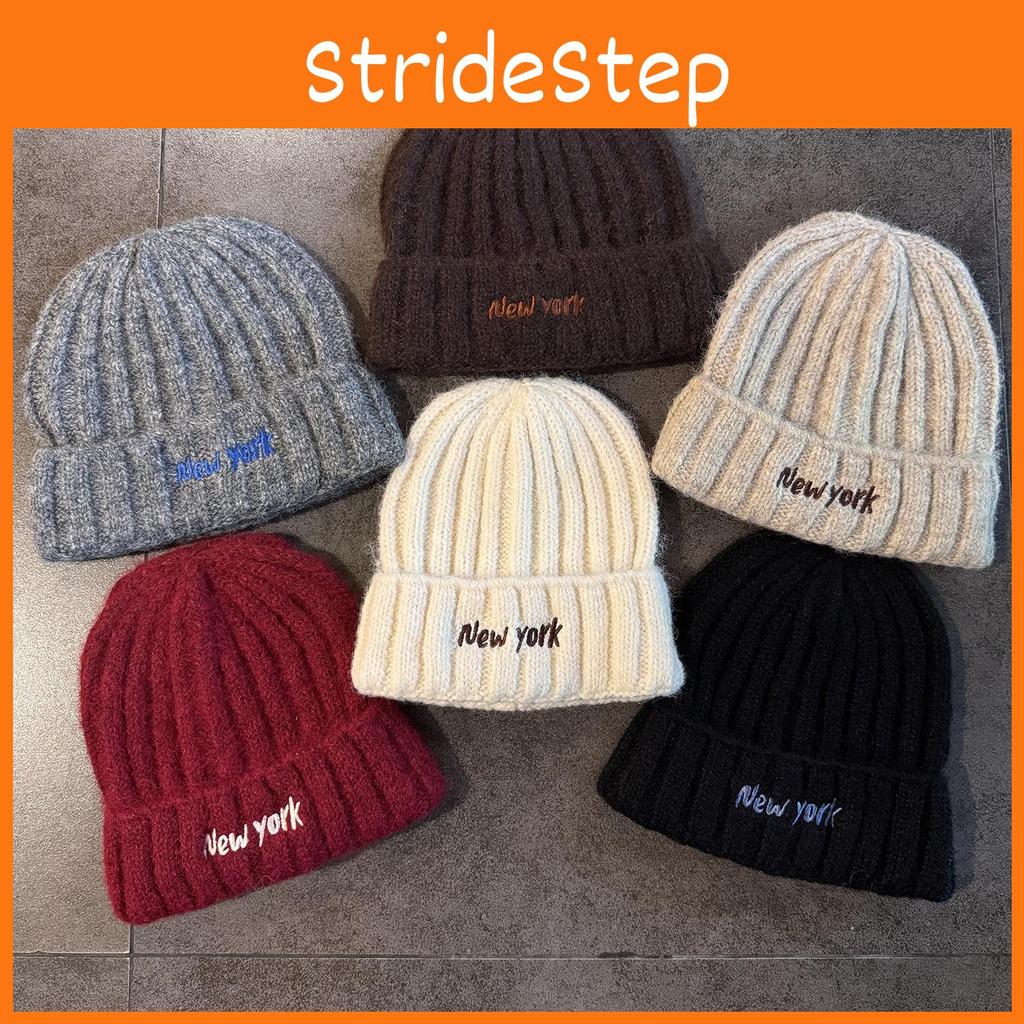 Lettering York New Knitted Hat With Windproof Warmth For Casual Gift Fashion