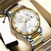 POEDAGAR Luxury Men's Quartz Watch Date Week Waterproof Luminous Man Watch Stainless Steel Casual Fashion Watches For Men