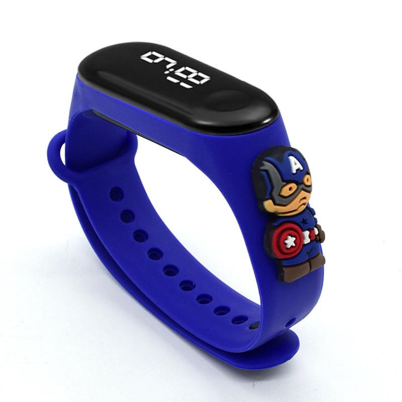 Mickey Mouse Digital Kids Watch With Waterproof Tpu Band For Children And Touch Control