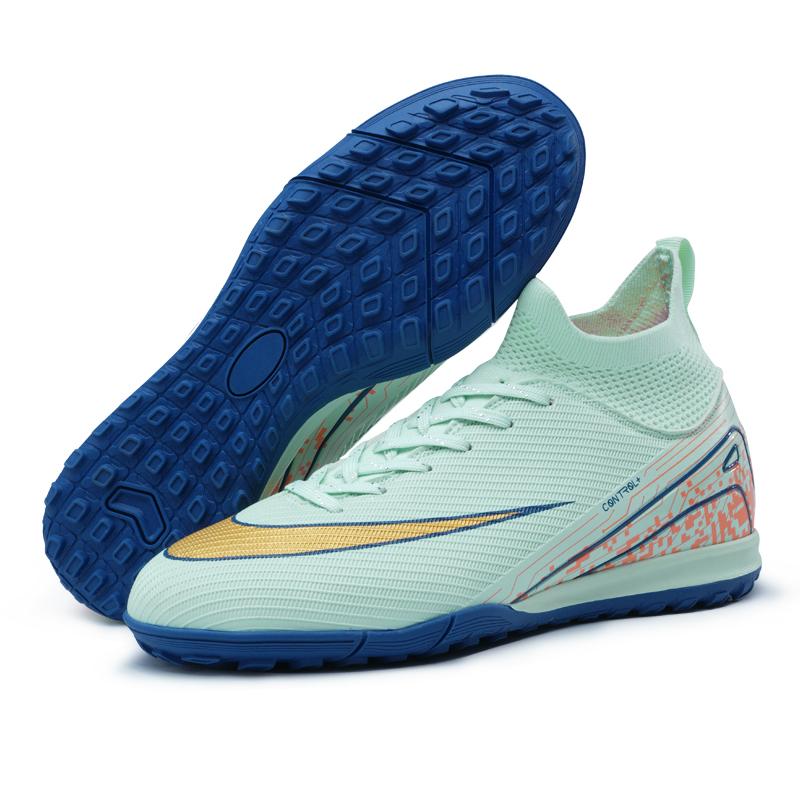 Men FG New Football Boots Society Cleats Tenis High Quality Training Sports Male Soccer Shoes Long Spikes Ankle Football Shoes