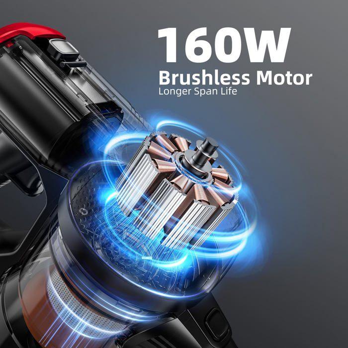Støvsuger - Conopu - DH-XCD02 - Børsteløs motor - 22Kpa - 4-lags HEPA-filter
