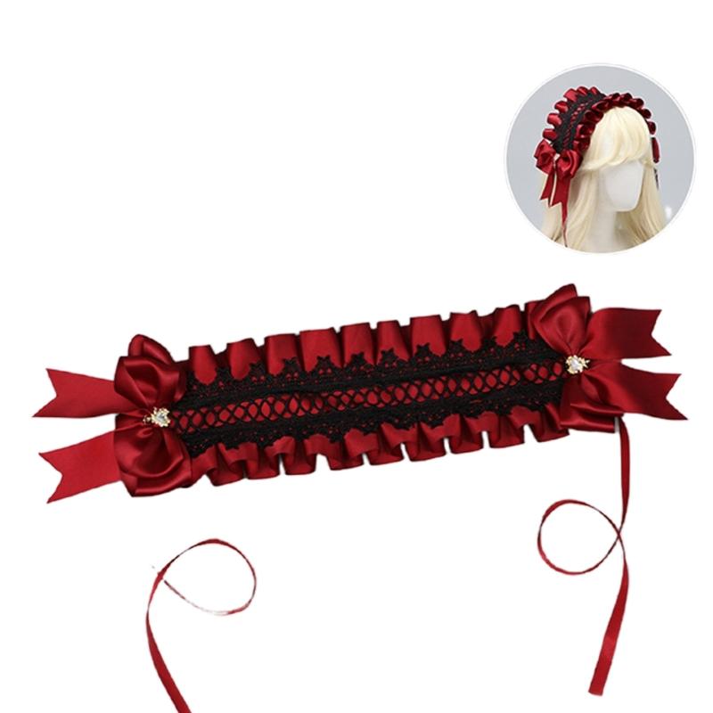 Bows Hairbands Adorkable Photo Props Halloween Anime Headbands Party Headpiece Fun Headbands for Music Festivals