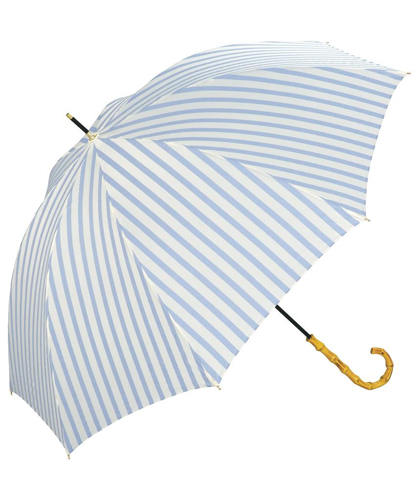 Basic Bamboo Long For Sunny or Rainy Bamboo Simple and For Commuting to Work or Women Wpc. Umbrella, Umbrella, Striped, Umbrella, 58cm, Women's, Days,