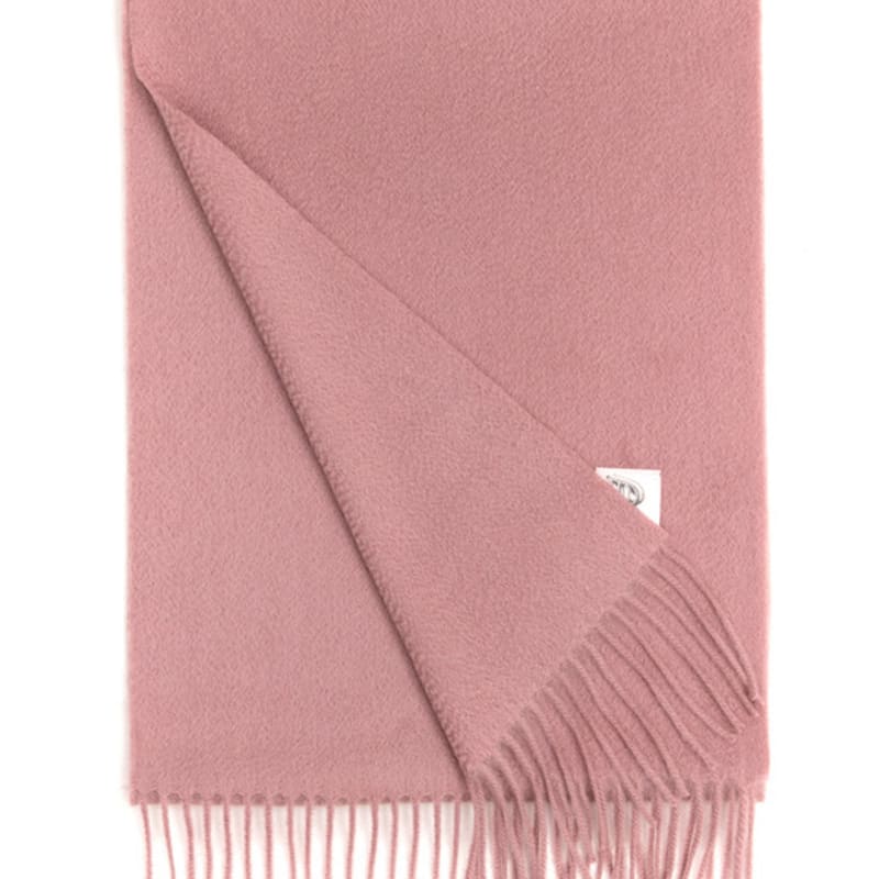 RECLOW RECLOW LAND 100% Cashmere Muffler Ash Pink