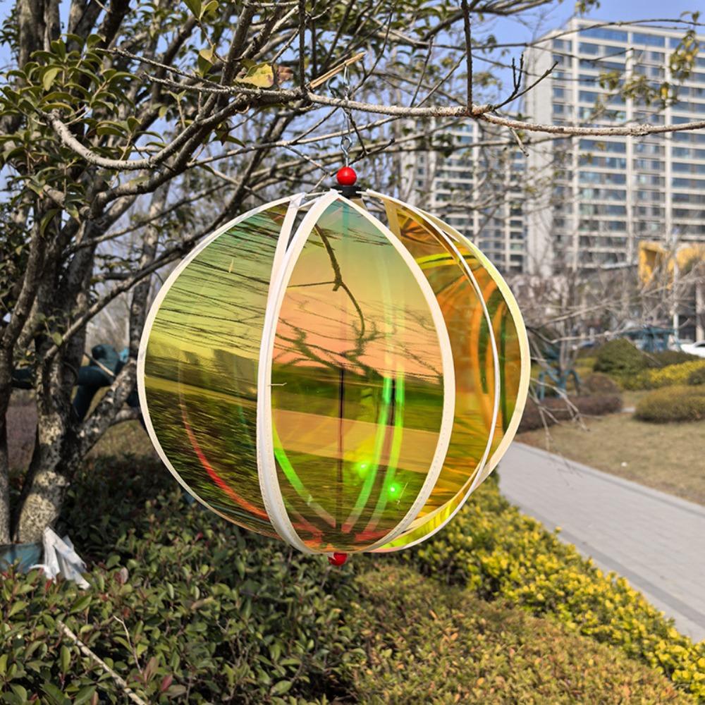 Transparentes Material Heißluftballon Windrad Buntes Design Kunststoffmaterial Heißluftballon Laterne Handgefertigtes Handwerk