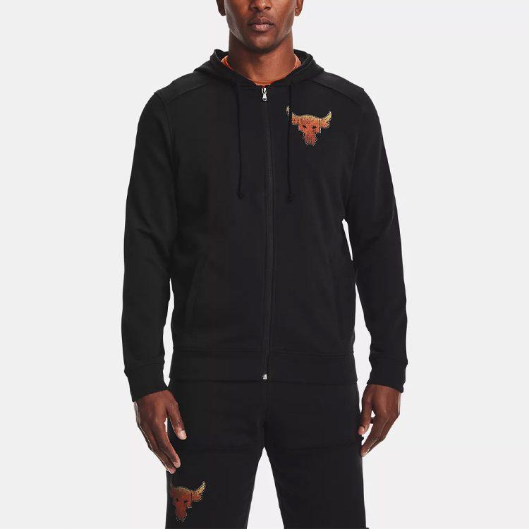 Under Armour Project Rock bull-graphic zip hoodie 1361749-001