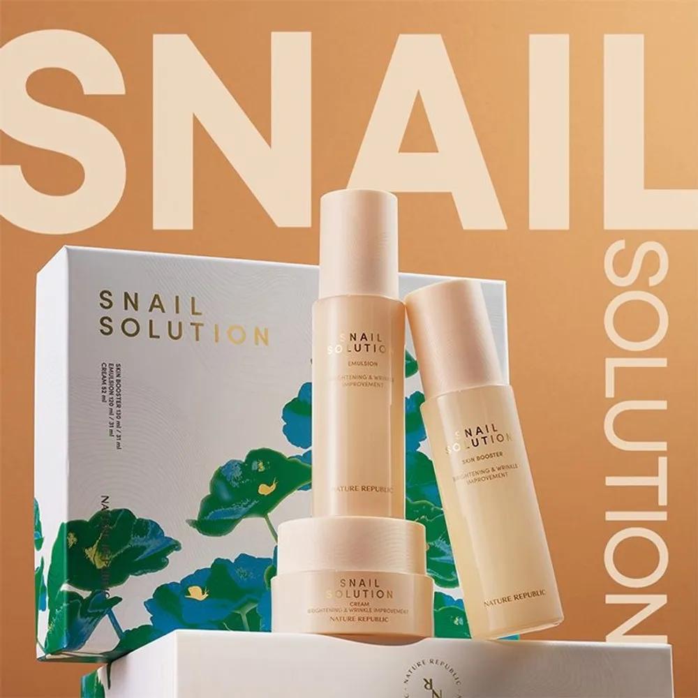 Snail Solution Skincare 3-Piece Set