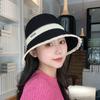 Summer Breathable Straw Hat With Wide Brim And Mesh Design For Beach And Sun Protection