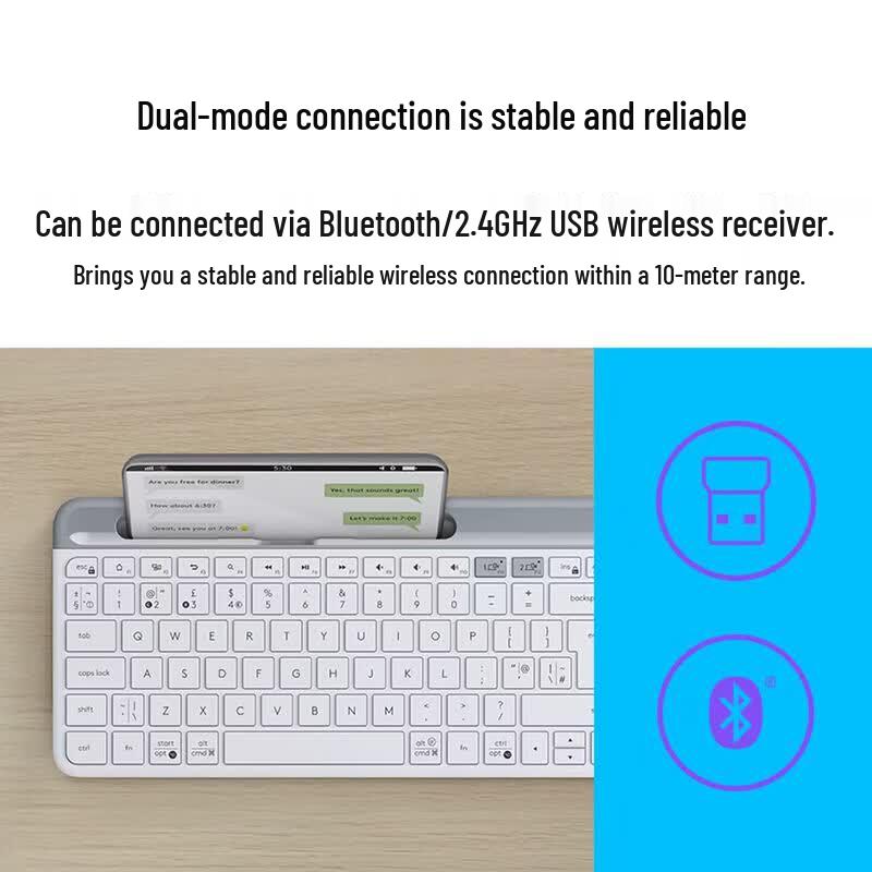 Logitech K580 Ultra-Slim Multi-Device Wireless Bluetooth Keyboard