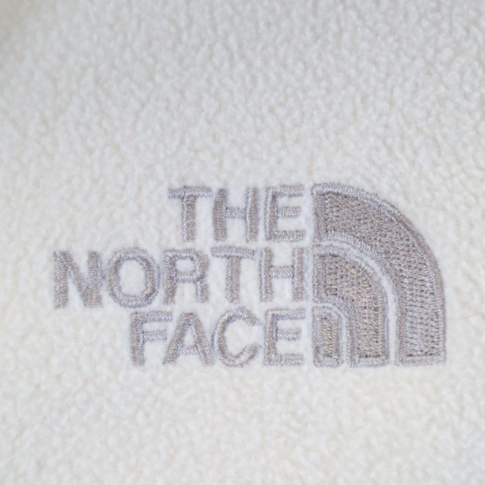 The North Face Outdoors Fleece Jacket S White X Gray Women Used