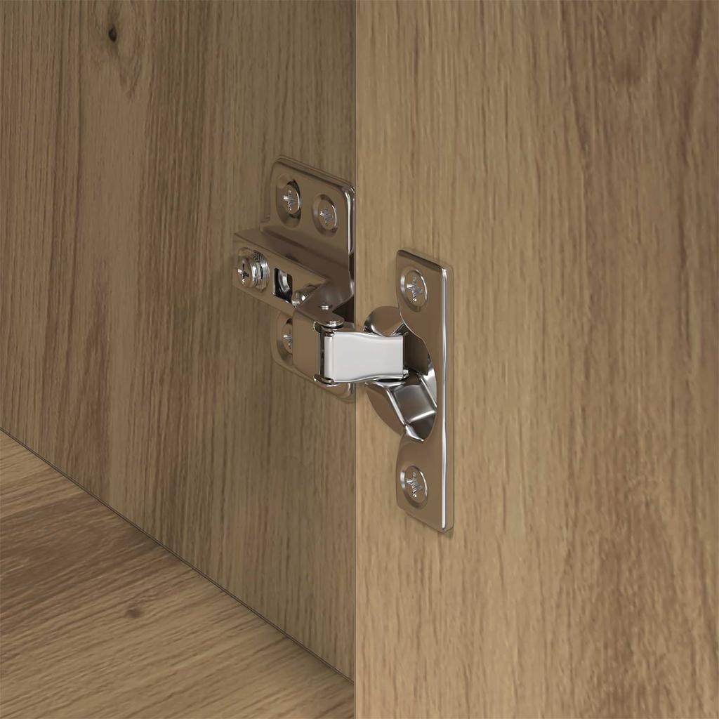 Sideboard Rustic Oak Style 43 x 36 x 75.5 cm Engineered Wood