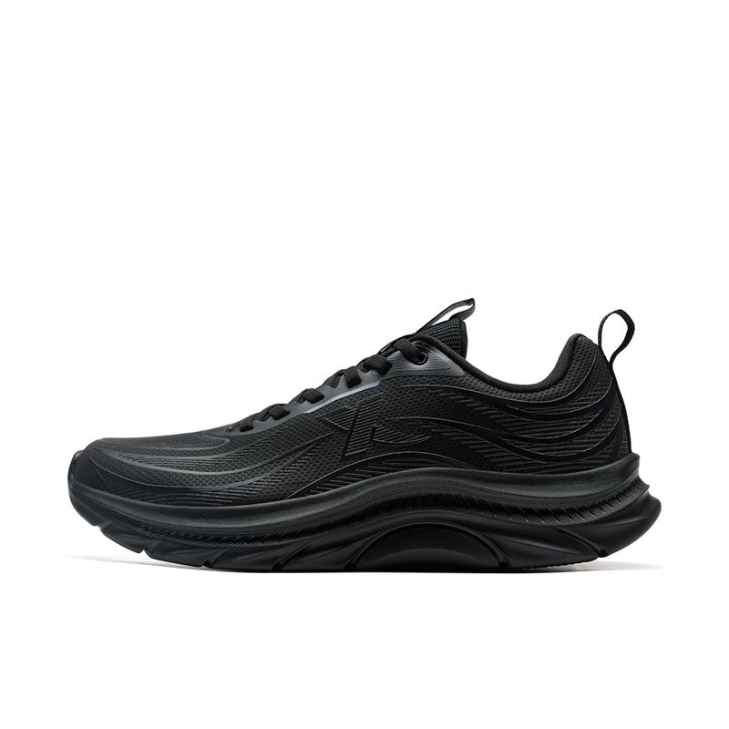 Xtep Lightweight Comfortable Versatile Wear-Resistant Non-Slip Low-Top Casual Running Shoes Men sneaker Black 876419110020-2 42