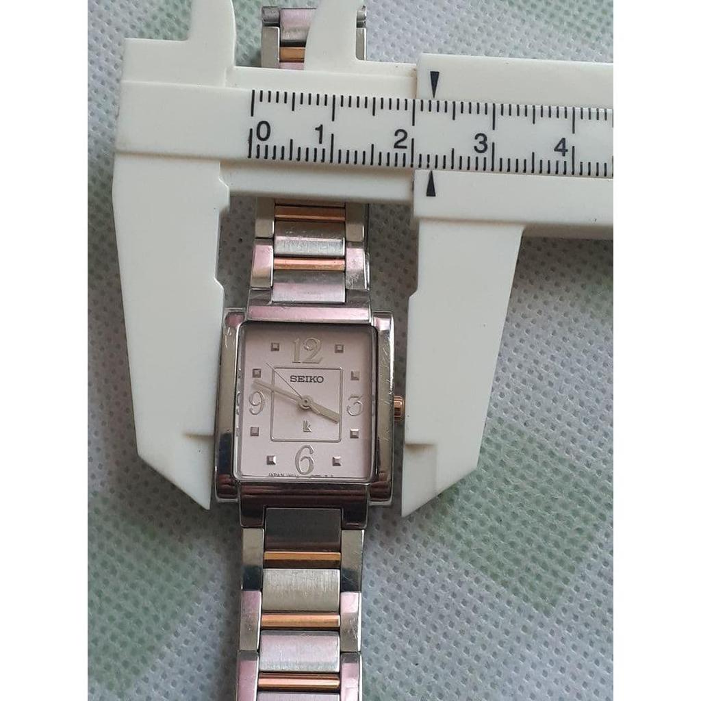 Used SEIKO LUKIA Ladies Watch Square Two-tone