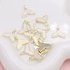 15Pcs Gold Plated Mermaid Tail Charm Pendant For Jewelry Making Necklace Handmade Bracelet Accessories Diy