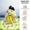 1pc Pompompurin Cartoon Blanket, Cute Animal Design for Room Decor, Soft Throw Blanket Perfect as Birthday Gift, Living Room, Travel, Camping, Car Bla