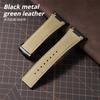 Leather Strap for Apple Watch Ultra 4 3 2 49mm Series 11 10 46mm Business Men Band for iWatch 9 8 7 45mm 6 5 4 Se 3 44mm Bracelet