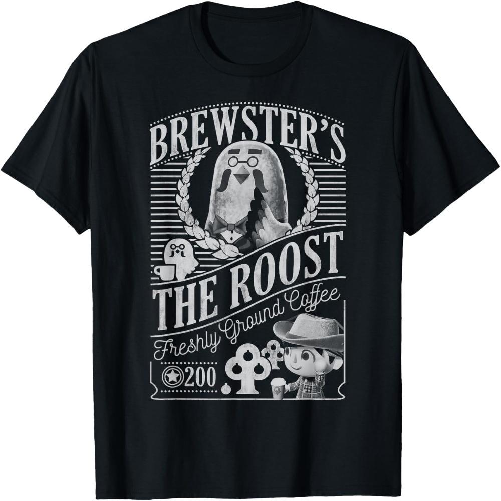

Animal Crossing Brewster s The Roost Graphic T-Shirt T-Shirt XXXXXL чорний