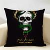 PPowell PPeralta Skateboard Cushion Cover Natural Linen Organic Fabric DoubleSided Printing Room Sofa Decor Pillow Case