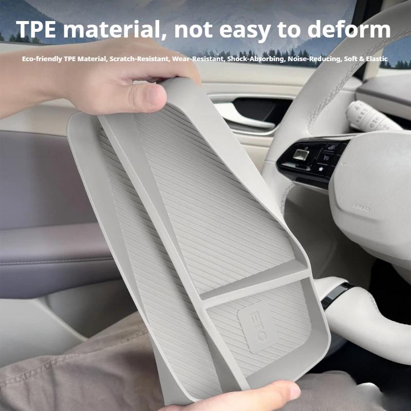For MG4 EV 2025 2026 TPE Storage Box Behind Central u Control Screen Dashboard Organizer Interior Car Accessories
